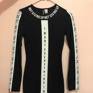 Bodycon little black dress